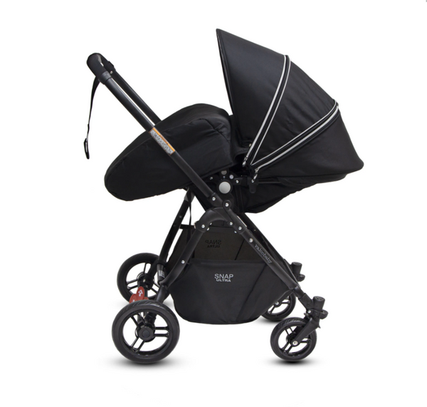 Valco Baby  Snap Ultra Belt Decline Pram Midnight Black - Babyworth