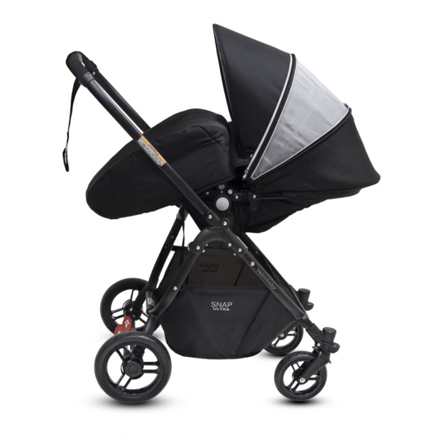 Valco Baby  Snap Ultra Belt Decline Pram Midnight Black - Babyworth
