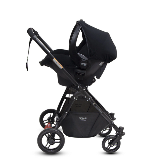 Valco Baby  Snap Ultra Belt Decline Pram Midnight Black - Babyworth
