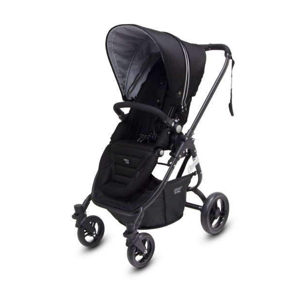 Valco Baby  Snap Ultra Belt Decline Pram Midnight Black - Babyworth