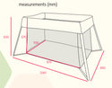 Vee Bee Amado Travel Portable Cot Portacot - Babyworth