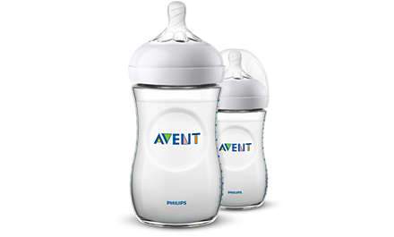 Philips Avent Natural baby bottle 260ml 2 Pack - Babyworth