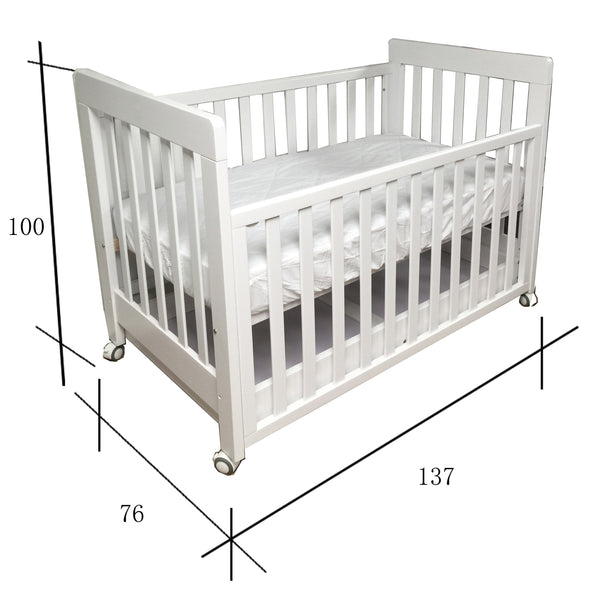 Babyworth  B1+DR Pioneer Cot  With Drawer and Mattress - Babyworth