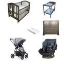 Babyworth Classic Cot+Change Table+Chest+Mother's Choice Adore Car Seat+Valco Baby Snap Ultra Pram+Mattress Package - Babyworth