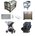 Babyworth Classic Cot+Change Table+Chest+Mother's Choice Adore Car Seat+Valco Baby Snap Ultra Pram+Mattress Package - Babyworth