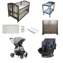 Babyworth Classic Cot+Change Table+Chest+Mother's Choice Adore Car Seat+Valco Baby Snap Ultra Pram+Mattress Package - Babyworth