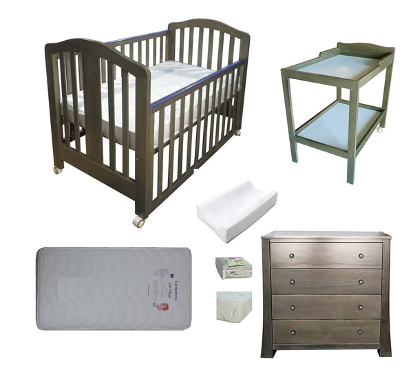 Babyworth Classic Cot Change Table Chest Package - Babyworth