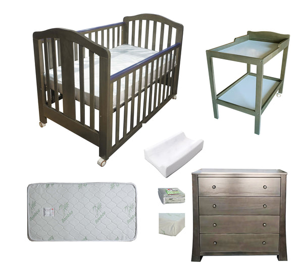 Babyworth Classic Cot Change Table Chest Package - Babyworth