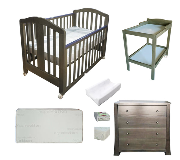 Babyworth Classic Cot Change Table Chest Package - Babyworth