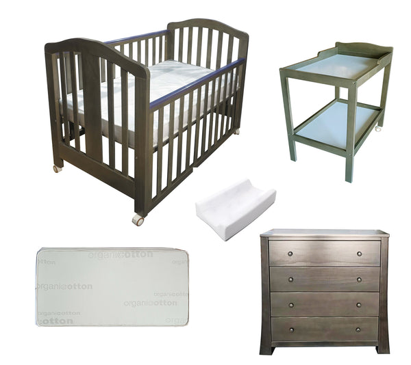 Babyworth Classic Cot Change Table Chest Package - Babyworth