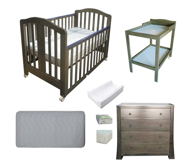 Babyworth Classic Cot Change Table Chest Package - Babyworth
