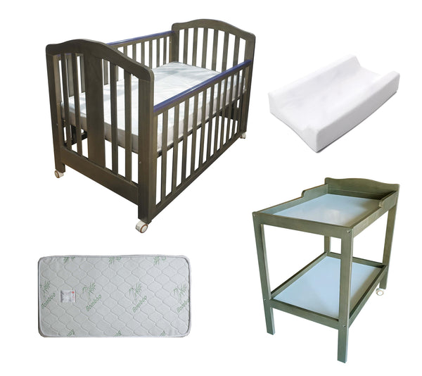 Babyworth Classic Cot +Mattress +Change Table - Babyworth