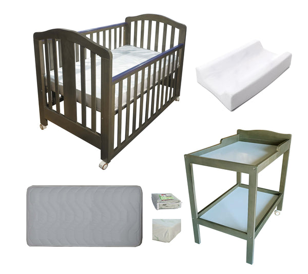 Babyworth Classic Cot +Mattress +Change Table - Babyworth