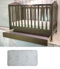 Babyworth Classic Cot With Drawer Option With Mattress - Babyworth