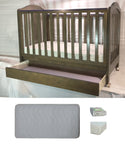 Babyworth Classic Cot With Drawer Option With Mattress - Babyworth