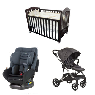 Babyworth Classic Cot+Luxi Pram+Mother's Choice Adore Car Seat+Mattress Package - Babyworth