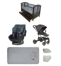 Babyworth Classic Cot With Drawer+Luxi Pram+Mother's Choice Adore Car Seat+Mattress Package - Babyworth