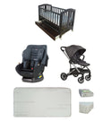 Babyworth Classic Cot With Drawer+Luxi Pram+Mother's Choice Adore Car Seat+Mattress Package - Babyworth