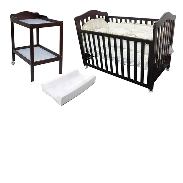 Babyworth Classic Cot +Mattress +Change Table - Babyworth