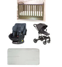 Babyworth Classic Cot With Drawer+Luxi Pram+Mother's Choice Adore Car Seat+Mattress Package - Babyworth