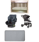 Babyworth Classic Cot With Drawer+Luxi Pram+Mother's Choice Adore Car Seat+Mattress Package - Babyworth