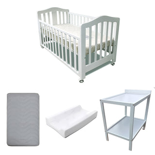 Babyworth  B2 Classic Cot +Mattress +Change Table - Babyworth