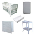 Babyworth B2 Classic Cot Change Table Chest Package - Babyworth