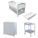 Babyworth Classic Cot Change Table Chest Package - Babyworth
