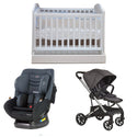 Babyworth Classic Cot With Drawer+Luxi Pram+Mother's Choice Adore Car Seat+Mattress Package - Babyworth