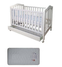 Babyworth Classic Cot With Drawer Option With Mattress - Babyworth