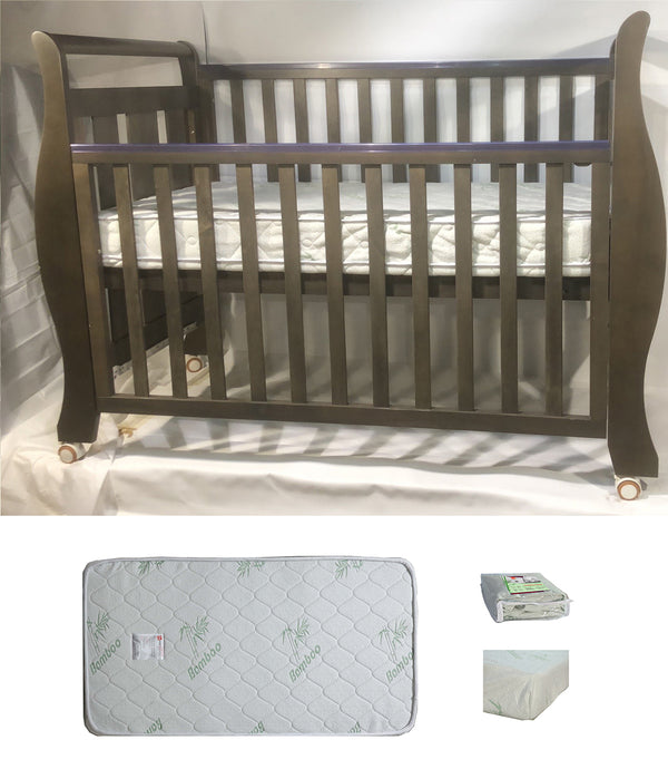 Babyworth Sleigh Cot  with Mattress - Babyworth