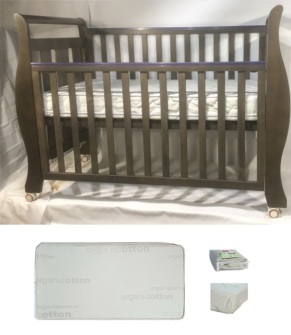 Babyworth Sleigh Cot  with Mattress - Babyworth