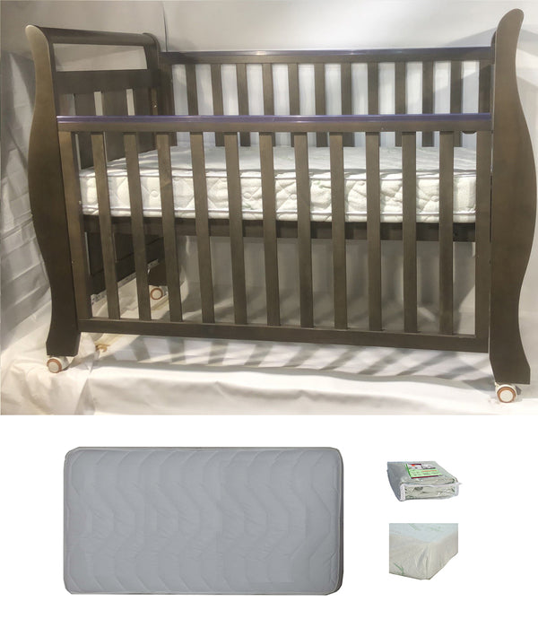 Babyworth Sleigh Cot  with Mattress - Babyworth