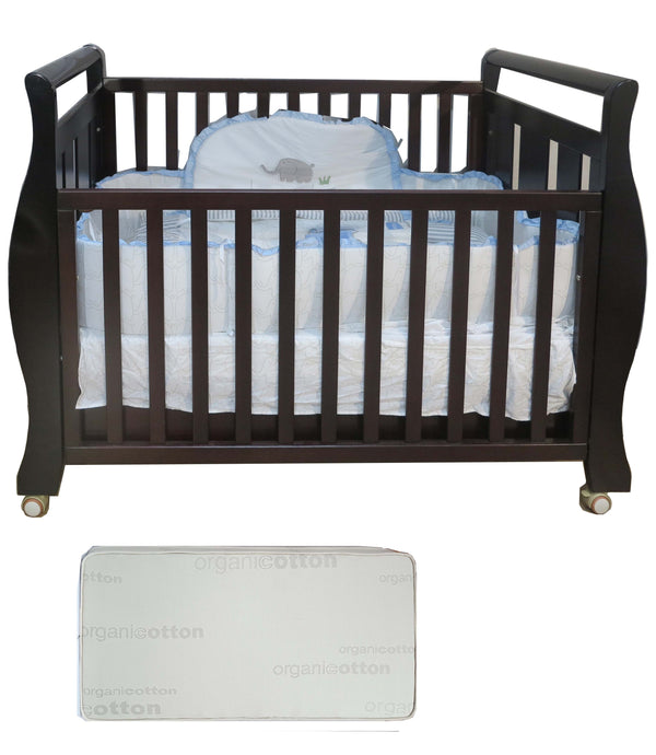 Babyworth Sleigh Cot  with Mattress - Babyworth