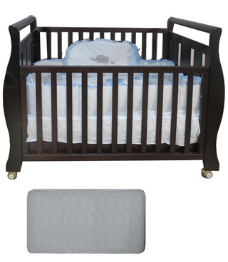 Babyworth Sleigh Cot  with Mattress - Babyworth