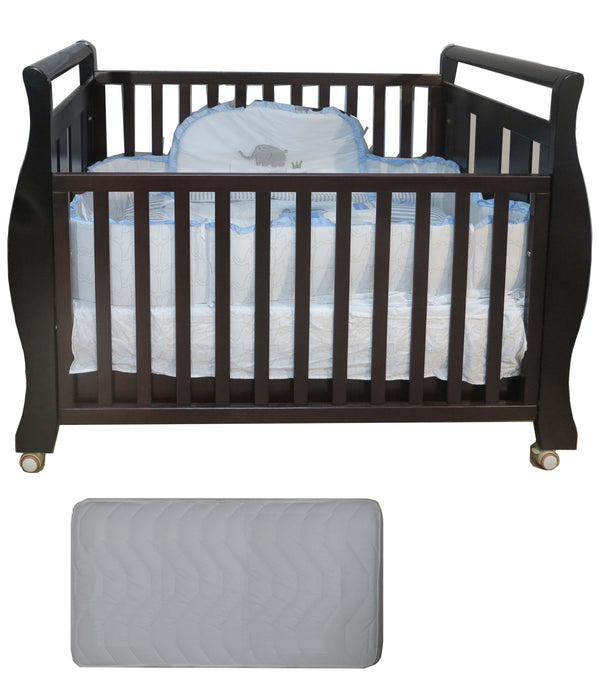 Babyworth Sleigh Cot  with Mattress - Babyworth