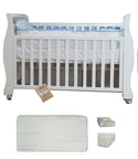 Babyworth Sleigh Cot  with Mattress - Babyworth