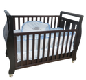 Babyworth Sleigh Cot with Mattress, Chest and Change Table with Pad Package - Babyworth