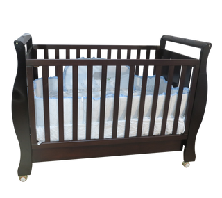 Babyworth Sleigh Cot  with Mattress - Babyworth
