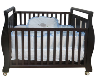 Babyworth  B3R  Sleigh Cot  with Mattress - Babyworth