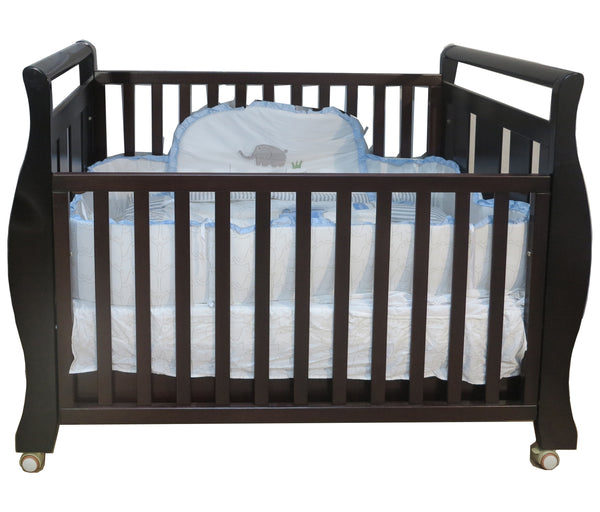 Babyworth  B3R  Sleigh Cot  with Mattress - Babyworth