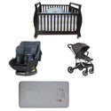 Babyworth Sleigh Cot+Mattress+Mother's Choice Adore Car Seat+Luxi Pram Deal - Babyworth