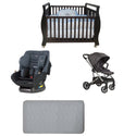 Babyworth Sleigh Cot+Mattress+Mother's Choice Adore Car Seat+Luxi Pram Deal - Babyworth