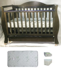 Babyworth Royal Sleigh Cot  with Drawer and Mattress - Babyworth