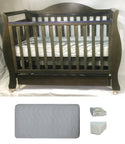 Babyworth Royal Sleigh Cot  with Drawer and Mattress - Babyworth
