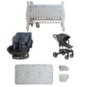 Babyworth Sleigh Cot+Mattress+Mother's Choice Adore Car Seat+Luxi Pram Deal - Babyworth