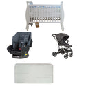 Babyworth Sleigh Cot+Mattress+Mother's Choice Adore Car Seat+Luxi Pram Deal - Babyworth