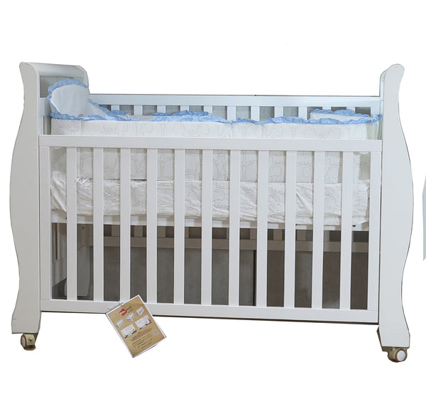 Babyworth Sleigh Cot  with Mattress - Babyworth