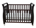 Babyworth Urban Sleigh Cot Optioned With Mattress - Babyworth