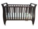 Babyworth Urban Sleigh Cot Optioned With Mattress - Babyworth